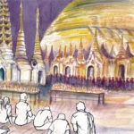 Schwedagon la nuit