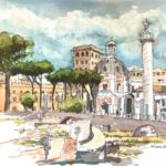 Via Francigena, Rome, Italie