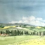 Via Francigena, Toscane, Italie